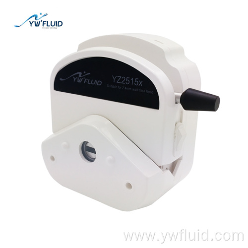 Peristaltic pump head with strong chemical resistance